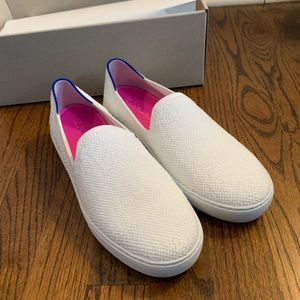 Rothys Sneaker - White Terry - Size 8.5